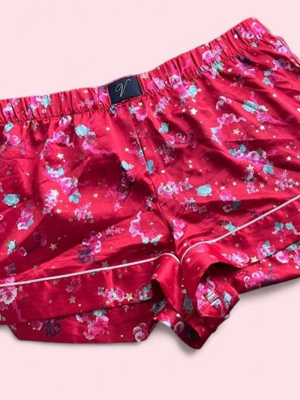 Victoria’s Secret Floral Satin Lounge Shorts